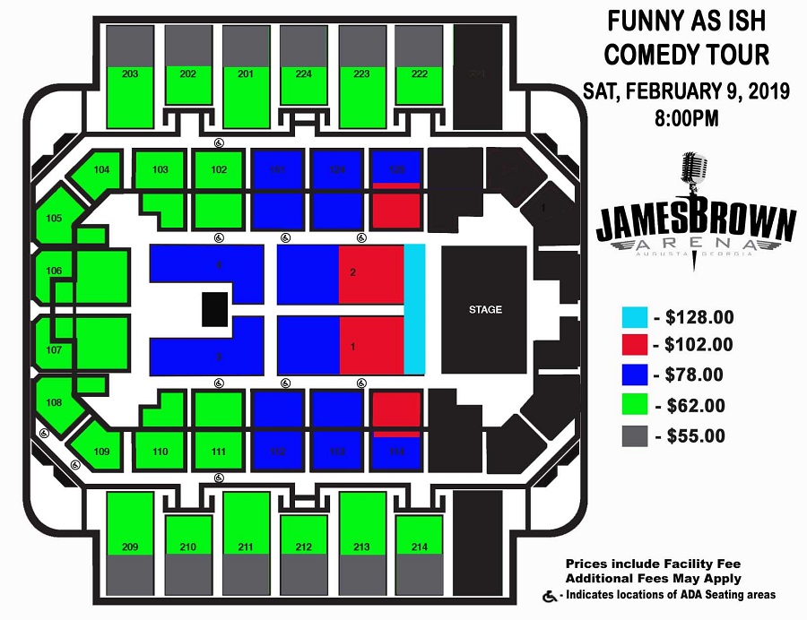 Augusta Entertainment Complex James Brown Arena Bell Auditorium