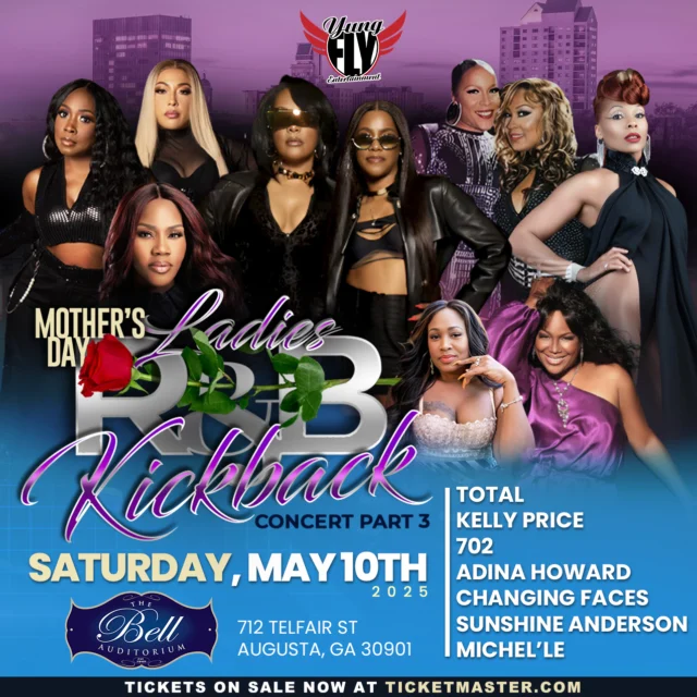 THIS MOTHER'S DAY WEEKEND! Don't miss out on Total, Kelly Price, 702, Adina Howard, and more at the Ladies R&B Kickback Concert Part 3!

Get tix now 🎟 link in bio