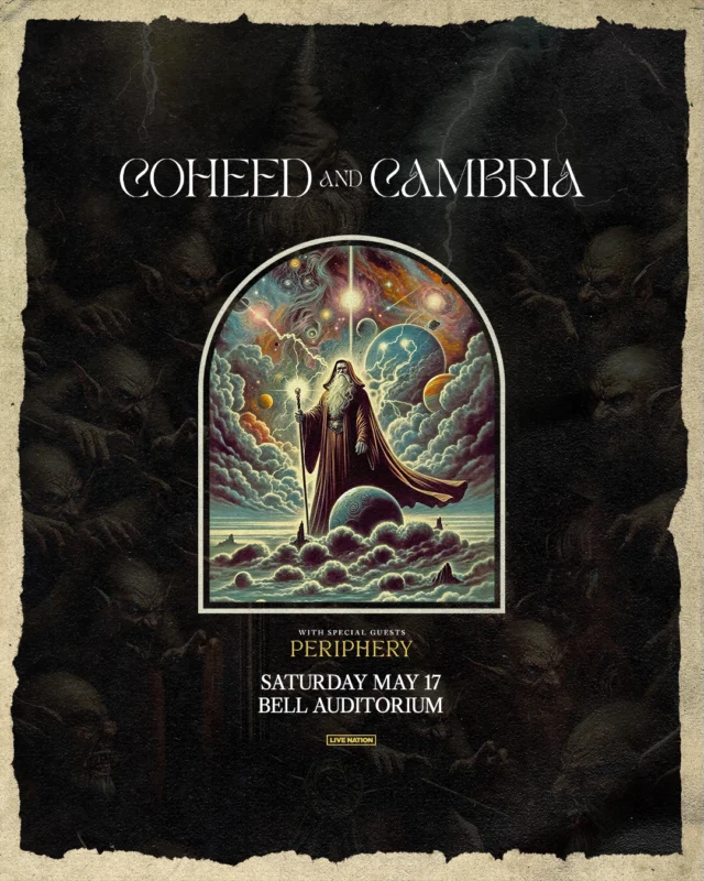 Augusta! Don't miss Coheed and Cambria at the Bell Auditorium on Saturday, May 17th! 

Get your tickets now 🎟 link in bio