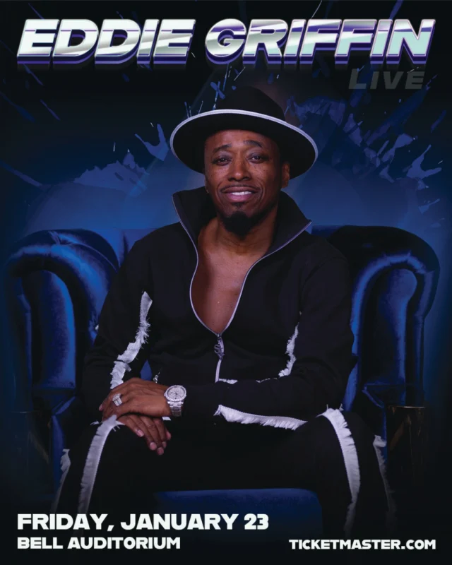 🤣Tickets are on sale now for comedian Eddie Griffin live in Augusta on Friday, January 23!  Grab those tickets today at Ticketmaster.com!

#eddiegriffin #bellauditorium #downtownaugusta #loveaugusta #augustaliveevents #csra #entertainaugusta