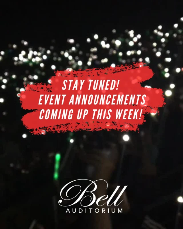 Keep an 👁out this week!  We've got some exciting shows coming!