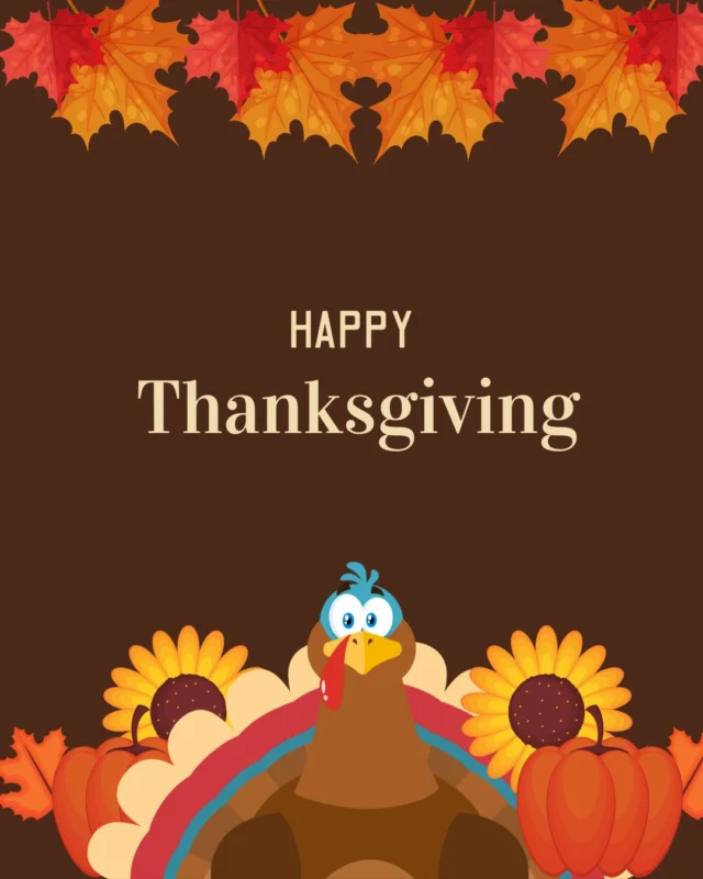 We hope you have a safe & happy Thanksgiving! 🦃🍂