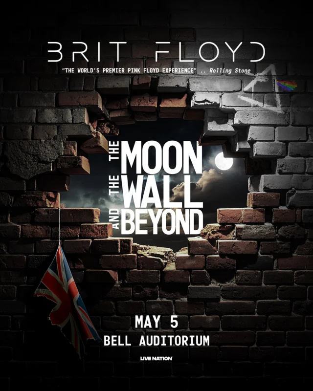 🌑 JUST ANNOUNCED 🌑 Brit Floyd, the world’s premier Pink Floyd Experience, is coming to Bell Auditorium on May 5 for The Moon, The Wall & Beyond! Tickets on-sale Friday!

#augustaga #augustageorgia #bellauditorium #britfloyd #pinkfloydexperience #themoonthewallandbeyond #downtownaugusta #loveaugusta #visitaugusta #entertainaugusta
