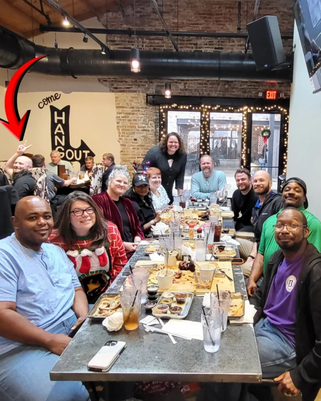 Good food, great company, and lots of holiday spirit 🎉🍽️
Getting our staff together this week was the perfect way to wrap up the year and celebrate each other!  Thank you to @5thandfire for hosting our us today, the food was amazing! And S/O to our new friend who photo bombed our group pic!