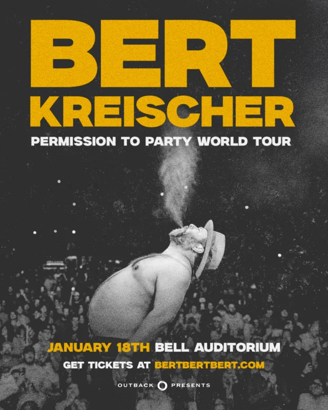 🚨 NEW SEATS JUST RELEASED 🚨 Due to high demand, additional seats have just been released for Bert Kreischer THIS MONTH! See him live on January 18! 🎫 link in bio. 

#augustaga #bellauditorium #bertkreischer #downtownaugusta #csra #entertainaugusta #loveaugusta #augustaentertainmentcomplex #permissiontopartytour