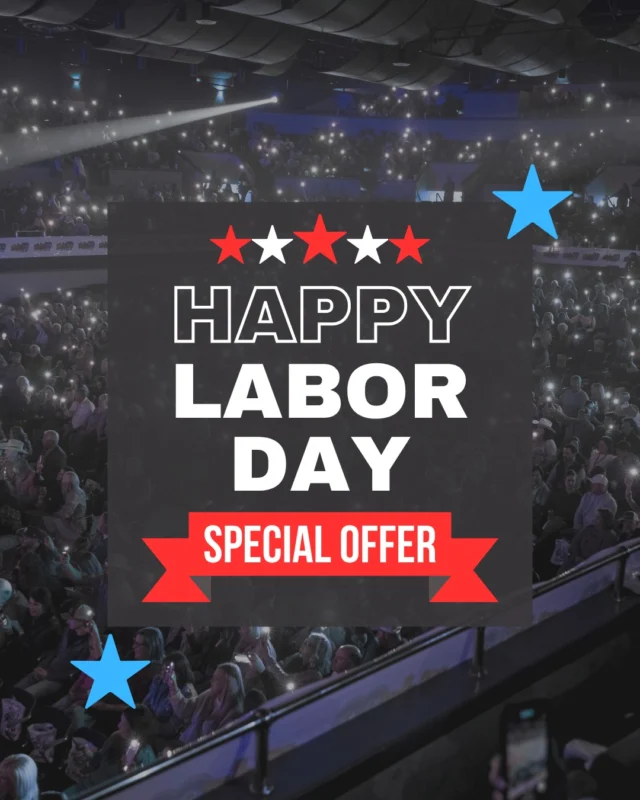 🔹 𝐘𝐨𝐮𝐫 𝐓𝐢𝐜𝐤𝐞𝐭 𝐭𝐨 𝐋𝐚𝐛𝐨𝐫 𝐃𝐚𝐲 𝐒𝐚𝐯𝐢𝐧𝐠𝐬 🔹 
Save on tickets to the shows below with the code LABORDAY through Monday, 9/7 at 11:59PM! 

🔹$20 off select seats for Foreigner on 9/19
🔹25% off all seats for Anne Wilson on 10/11
🔹25% off all seats for Daniel in the Lions' Den on 10/30

Go to Ticketmaster.com to unlock your savings now!