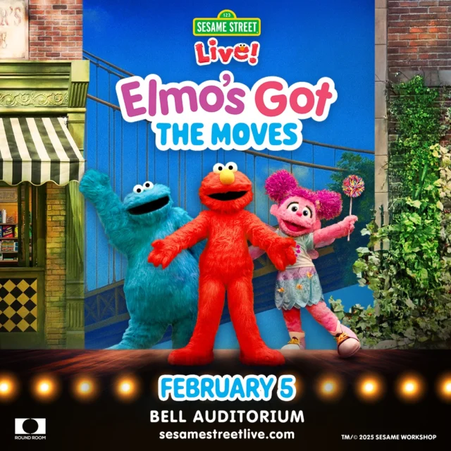 ✨ JUST ANNOUNCED! ✨ Sesame Street Live's "Elmo’s Got Moves" is coming to town! ❤️🕺

Sesame Street Live is bringing the fun to the Bell Auditorium on Friday, February 5!

🎶 Music
💃 Dancing
❤️ Elmo
🌟 ALL THE FUN!

🎟️ Tickets on sale Friday, Sept. 25 at 10AM!

Who’s ready to MOVE?! 👣

#ElmosGotMoves #SesameStreetLive #Elmo #SesameStreet #JustAnnounced #FamilyFun #FamilyEntertainment #LiveEntertainment #KidsEvents #FamilyEvents #AugustaGA #AugustaGeorgia #CSRA #BellAuditorium #WhatsHappeningAugusta #AugustaEvents #ComingToAugusta #SaveTheDate #MakeMemories #MoveAndGroove